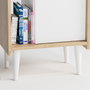 Hanah Home Lagomood Ruby Armario Multiusos Roble y Blanco